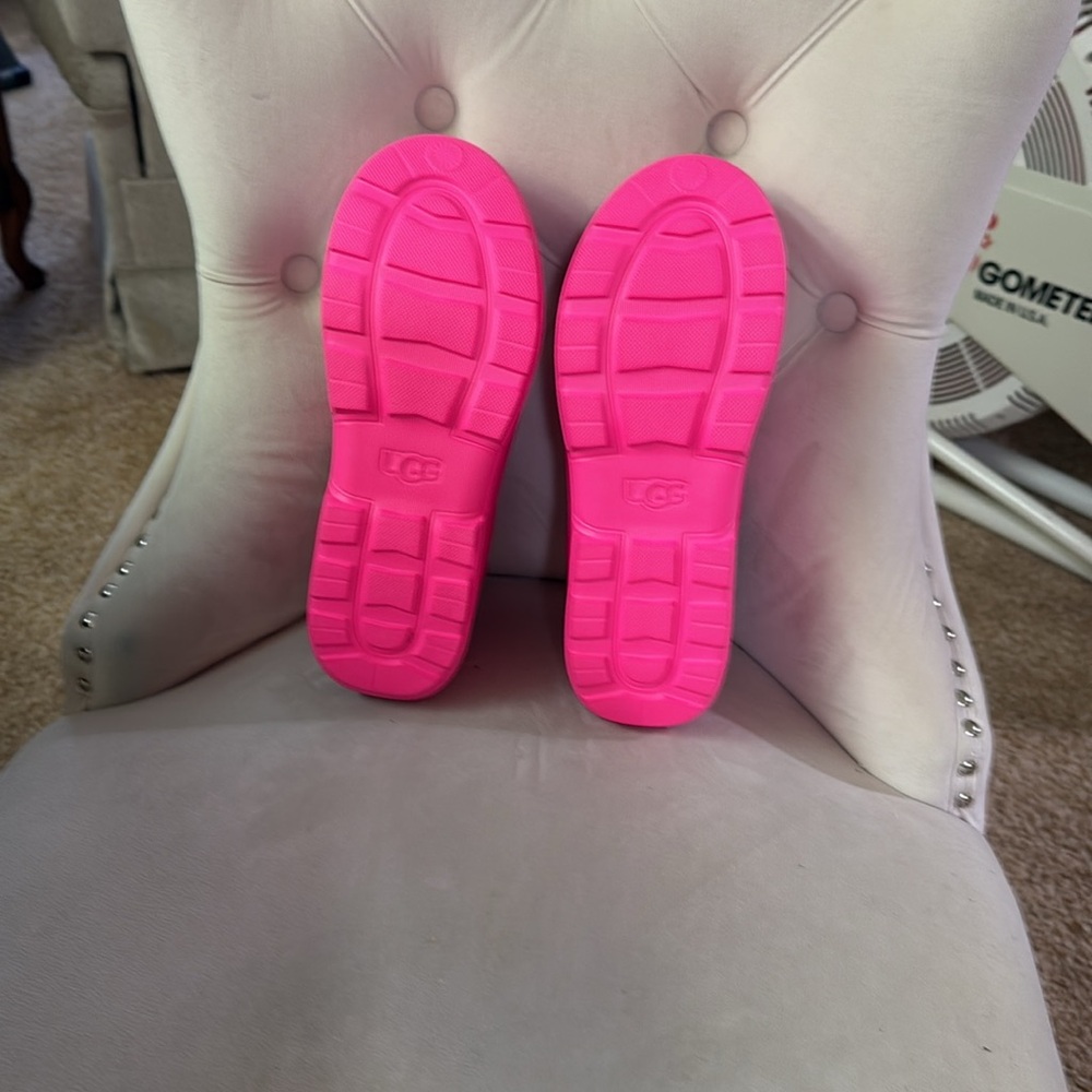 UGG TASMAN Pink Slides- with inside sock, Women’s Size 9 - Picture 4 of 6